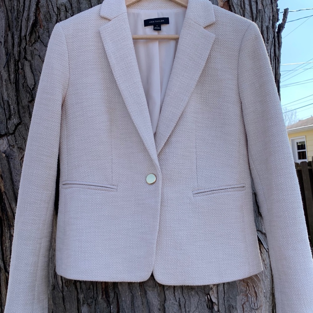 Ann Taylor Soft Tweed Blazer
